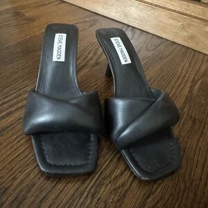 Steve Madden Black Women's Mules